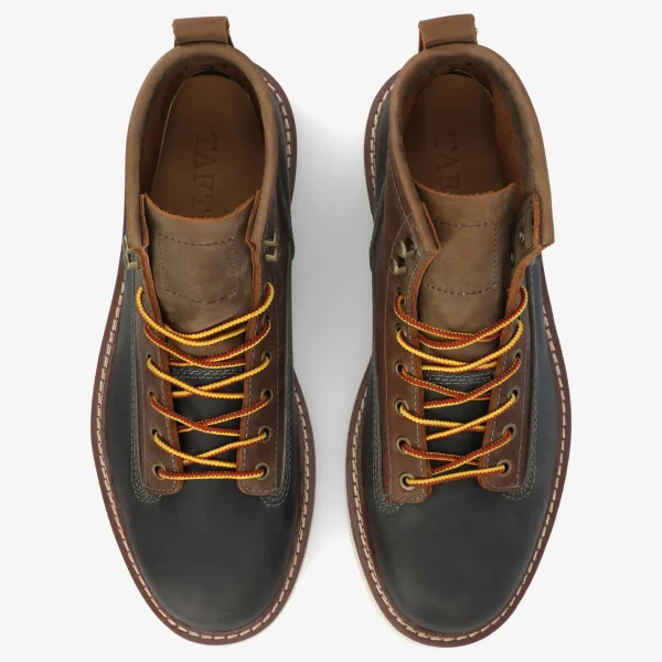 Model 001 Boot In Blue/Brown-TAFT Fashion