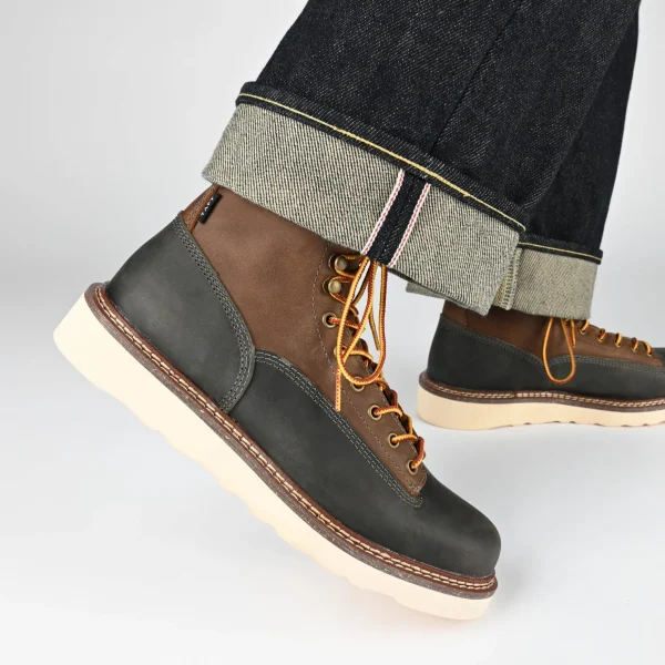 Model 001 Boot In Blue/Brown-TAFT Fashion