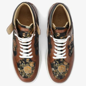 Rapido Brown High Top Sneakers - Eden | -TAFT Cheap