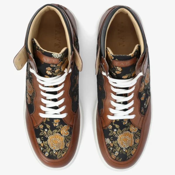 Rapido Brown High Top Sneakers - Eden | -TAFT Cheap