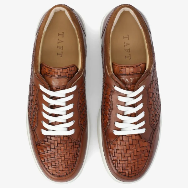 Rapido Low In Brown Woven - Brown Mens Sneakers | -TAFT Cheap