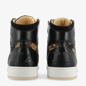 Rapido Mens Black Hightop Sneakers - Eden Noir | -TAFT Hot