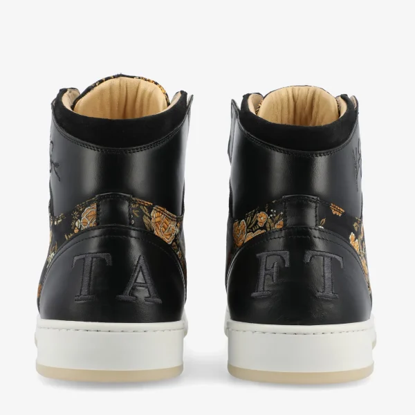 Rapido Mens Black Hightop Sneakers - Eden Noir | -TAFT Hot