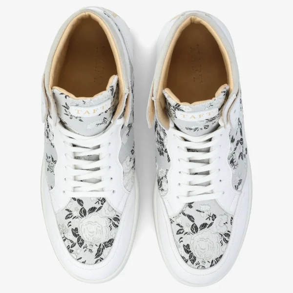 Rapido Mens White High Tops - Eden Blanc | -TAFT Hot