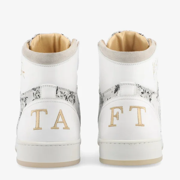 Rapido Mens White High Tops - Eden Blanc | -TAFT Hot