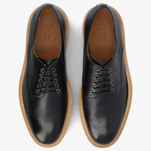 The Country Derby In Black - Deerskin Shoe | -TAFT Cheap