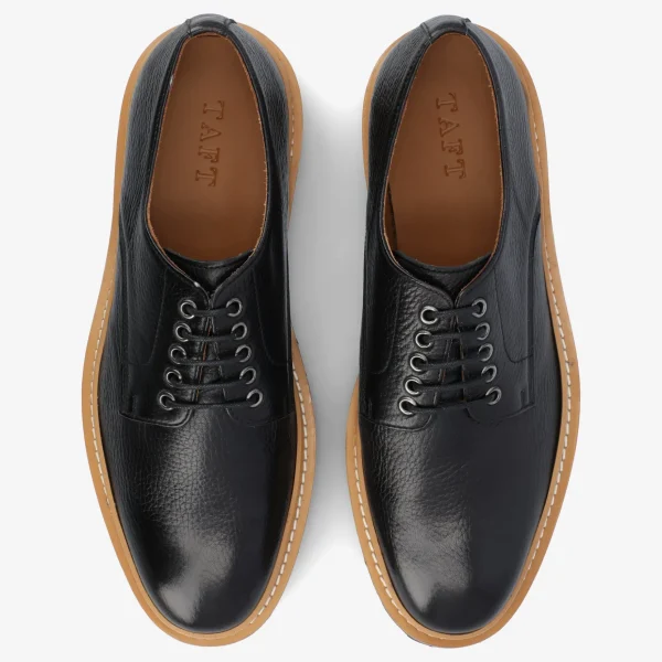 The Country Derby In Black - Deerskin Shoe | -TAFT Cheap