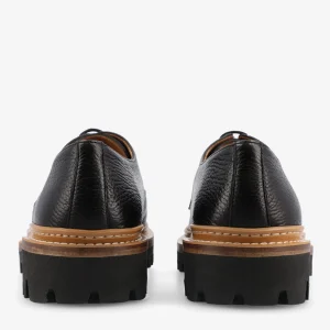 The Country Derby In Black - Deerskin Shoe | -TAFT Cheap