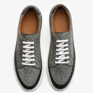 The Fifth Ave Sneaker In Stone Pebbled Leather | -TAFT Best Sale
