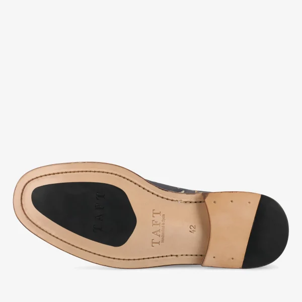 The Fitz Black Loafers - Black Dragonfly | -TAFT Discount