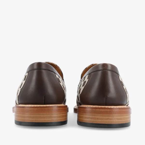The Fitz Loafer In Brown Check | -TAFT Outlet