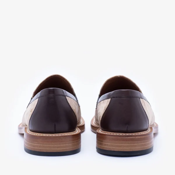 The Fitz Loafer In Champagne - Velvet Loafers | -TAFT New