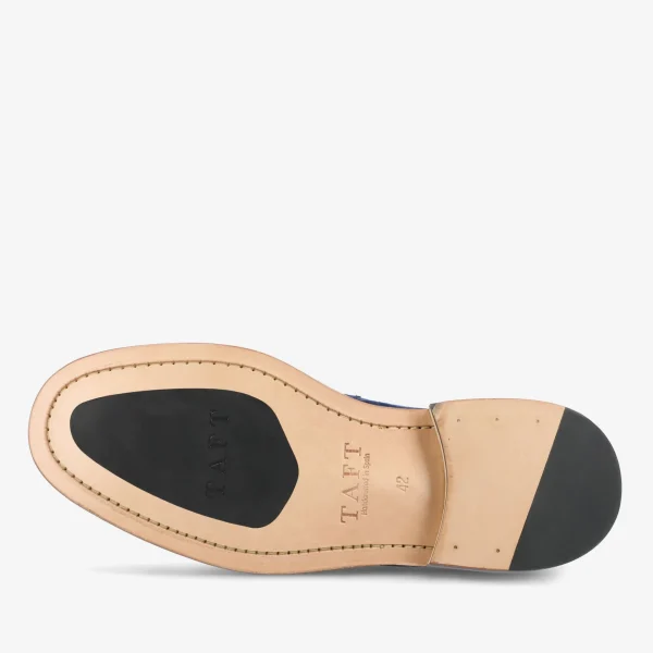 The Fitz Loafer In Deep Azure - Velvet Loafers | -TAFT Clearance