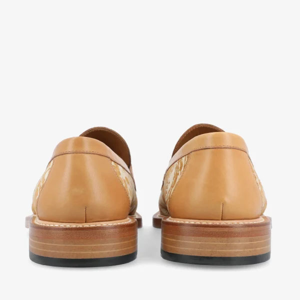 The Fitz Loafer In Gold Floral | -TAFT Flash Sale