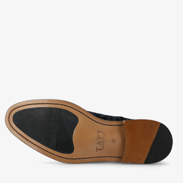 The Jack Shoe In Black Velour | -TAFT New