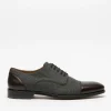 The Jack Shoe In Grey/Oxblood Leather | -TAFT Flash Sale