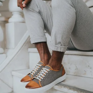 The Jack Sneaker - Honey/Houndstooth Sneakers | -TAFT Cheap