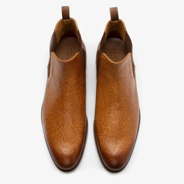 The Jude Boot In Honey Floral - Full Grain Leather | -TAFT Online