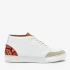 The Klay Mid Top Sneaker In Red/White | -TAFT Hot