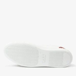 The Klay Sneaker - Red/White Leather Sneakers | -TAFT Best