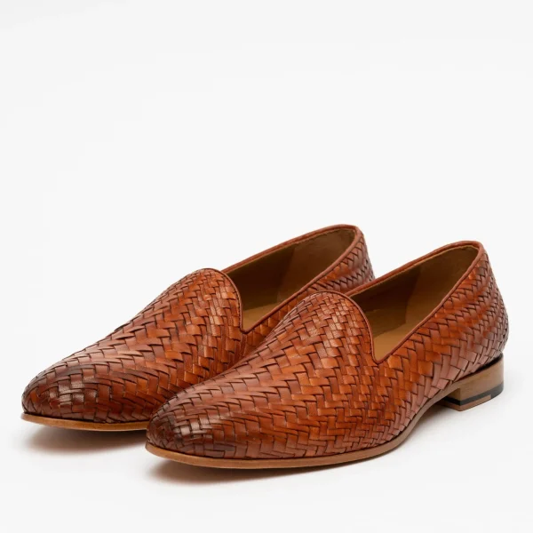 The Monaco Dress Loafer In Woven | -TAFT Fashion