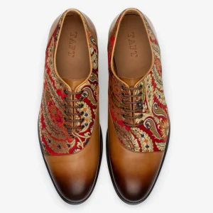The Paris Shoe In Red Paisley | -TAFT New