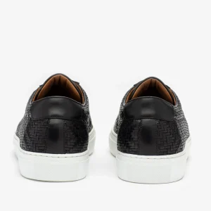 The Sneaker In Black Woven Leather | -TAFT Best Sale