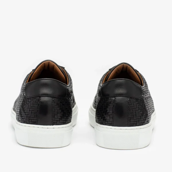 The Sneaker In Black Woven Leather | -TAFT Best Sale