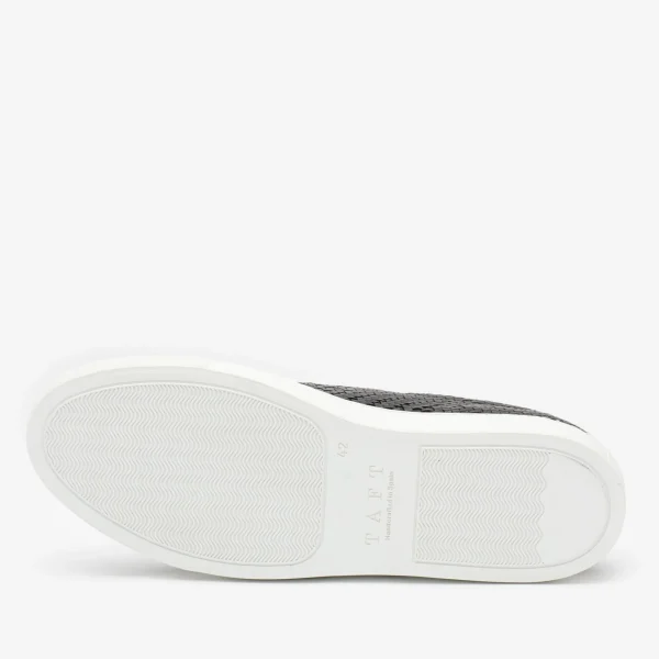 The Sneaker In Black Woven Leather | -TAFT Best Sale