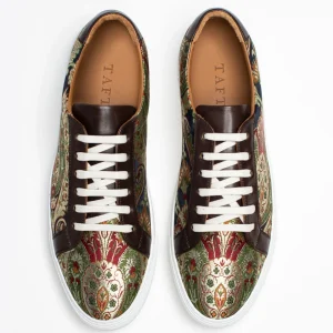 The Sneaker In Kashmir Multicolor Paisley Fabric | -TAFT Cheap
