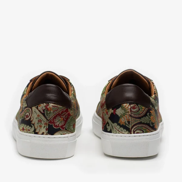 The Sneaker In Kashmir Multicolor Paisley Fabric | -TAFT Cheap