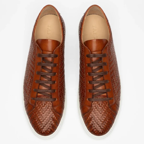 The Sneaker In Woven Brown Leather | -TAFT Best Sale