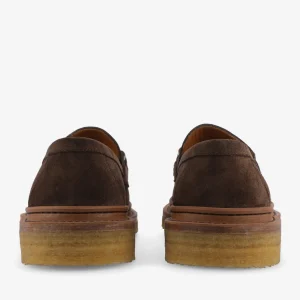 The Verona Loafer In Brown - Brown Suede Loafer | -TAFT Sale