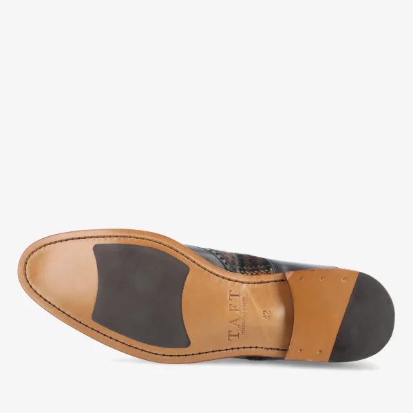 The Wallace Shoe In Brown Tartan | -TAFT Sale