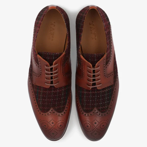 The Wallace Shoe In Red Plaid | -TAFT New