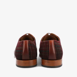 The Wallace Shoe In Red Plaid | -TAFT New
