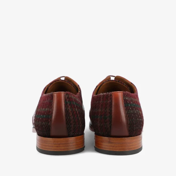 The Wallace Shoe In Red Plaid | -TAFT New