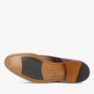 The Wallace Shoe In Red Plaid | -TAFT New